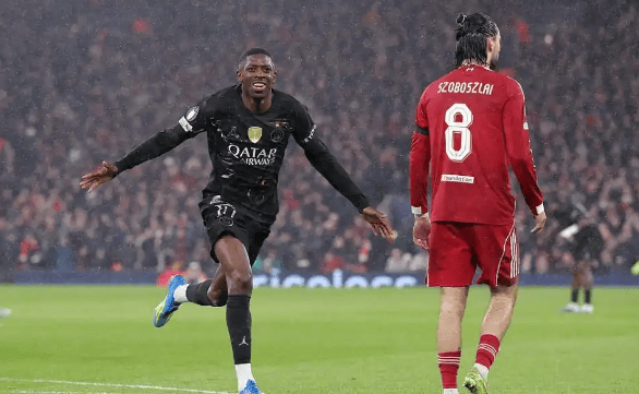 登贝莱双响弑红军！亚马尔破门难救主，大巴黎马竞会师欧冠四强